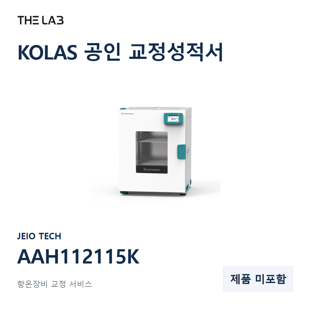 JEIO TECH AAH112115K 교정